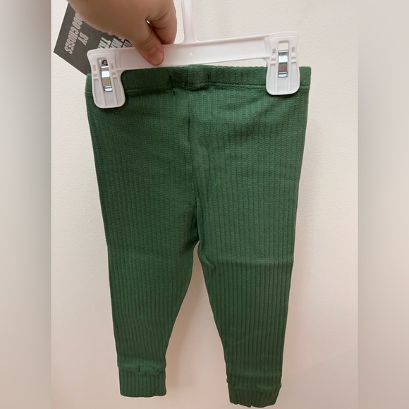NWT Bobo Choses green baby leggings - Picture 2 of 3
